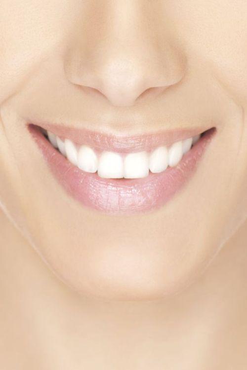 Photo of a smiling mouth